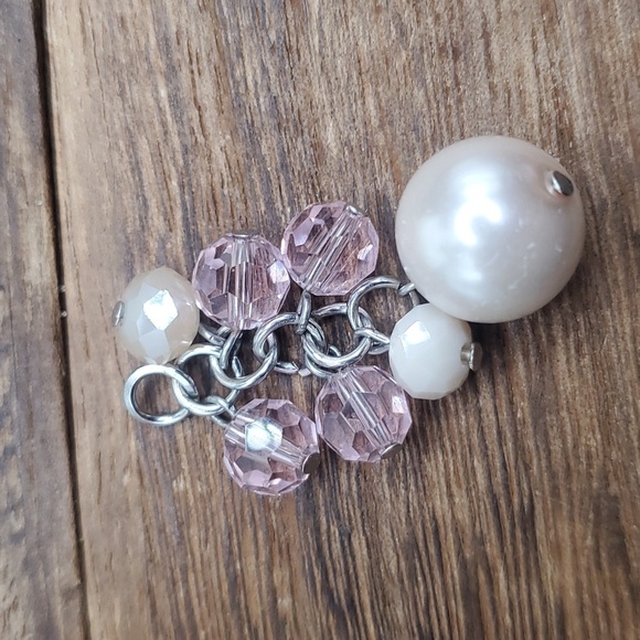 Dew drop‎ pink cranberries fairy frost pendant - Picture 2 of 2